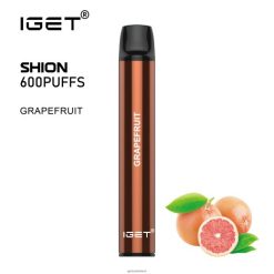 3 x IGET vape Amsterdam shion 46N8T14 pompelmoes