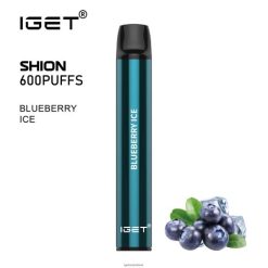 3 x IGET vape Amsterdam shion 46N8T4 bosbessen ijs