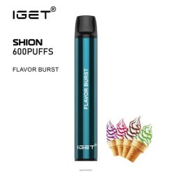 3 x IGET vape shop shion 46N8T13 smaak barst