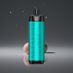 Al Fakher Crown Bar 8000 Crystal Wegwerp Vape met 18ml en 5mg Nicotine Gum Mint