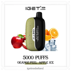 IGET bar Amsterdam moon 5000 trekjes 46N8T225 sinaasappelschil appelijs
