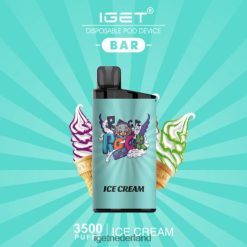 IGET bar Nederland bar - 3500 trekjes 46N8T454 ijsje