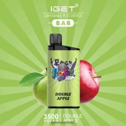 IGET bar Nederland bar - 3500 trekjes 46N8T514 dubbele appel