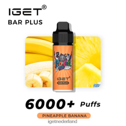 IGET bar sale-reep plus 6000 trekjes 46N8T239 ananas banaan