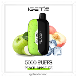 IGET bar shop moon 5000 trekjes 46N8T217 perzik-appel-ijs