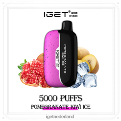 IGET bar shop moon 5000 trekjes 46N8T227 granaatappel-kiwi-ijs