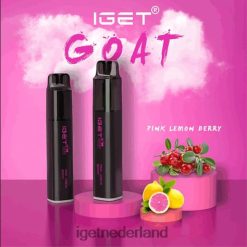 IGET vape Nederland geit - 5000 trekjes 46N8T566 roze citroenbes