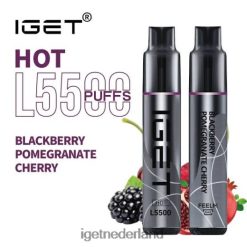 IGET vape Nederland hot - 5500 trekjes 46N8T466 braam