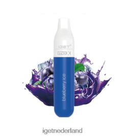 IGET vape Nederland max - 2300 trekjes 46N8T526 bosbessen ijs