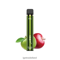 IGET vape Nederland xxl 1800 trekjes 46N8T352 dubbele appel