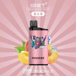 IGET vape sale bar - 3500 trekjes 46N8T452 perzik ijs