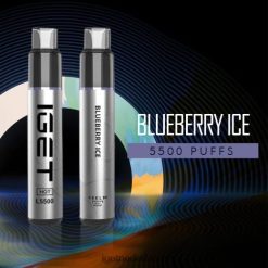 IGET vape sale hot - 5500 trekjes 46N8T522 bosbessen ijs