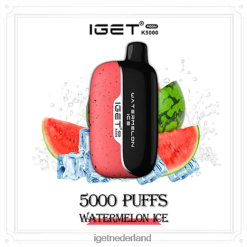 IGET vape sale moon 5000 trekjes 46N8T218 watermeloen ijs