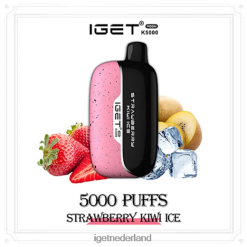 IGET vape sale moon 5000 trekjes 46N8T228 aardbei-kiwi-ijs