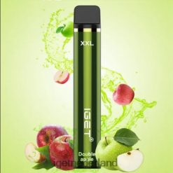 IGET vape sale xxl - 1800 trekjes 46N8T512 dubbele appel