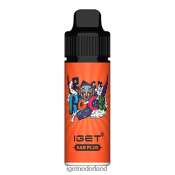 IGET vape shop bar plus - 6000 trekjes 46N8T647 sinaasappel grapefruit citroen
