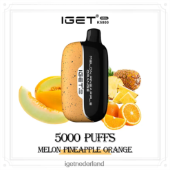 IGET vape shop moon 5000 trekjes 46N8T223 meloen ananas sinaasappel