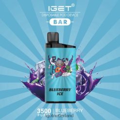 IGET wholesale bar - 3500 trekjes 46N8T525 bosbessen ijs
