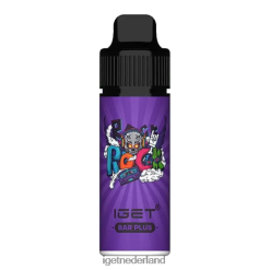 IGET wholesale bar plus - 6000 trekjes 46N8T535 druiven ijs