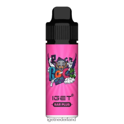 IGET wholesale bar plus - 6000 trekjes 46N8T655 aardbei watermeloen ijs