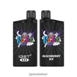 nicotinevrije IGET vape Amsterdamreep 3500 trekjes 46N8T387 bramen ijs