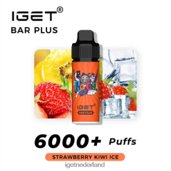 nicotinevrije IGET vape sale-reep plus vape-kit 46N8T368 aardbei-kiwi-ijs