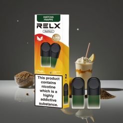RELX Pod Pro 2 600 Puffs 1,9ml Eco-Smooth-Boost Thee-Matcha Frappe