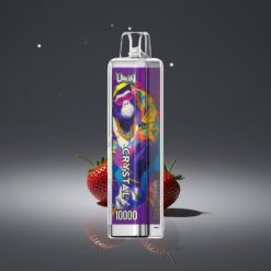 UWIN Crystal 10000 Puffs 18ml 0.8 Ohm RGB Aardbei Druif
