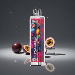 UWIN Crystal 10000 Puffs 18ml 650mAh Mesh RGB Passievrucht IJs