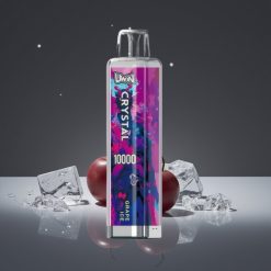 UWIN Crystal 10000 Puffs Disposable Vape 18ml 5% Mesh Coil Type-C RGB Grape Ice