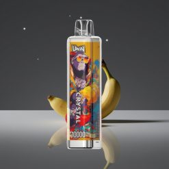 UWIN Crystal 10000 Puffs Disposable Vape Aardbei Banaan 18ml 5% Mesh Coil RGB