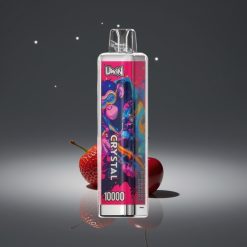 UWIN Crystal 10.000 Puffs 18ml 0,8 Ohm Mesh RGB Aardbei Cranberry Kers