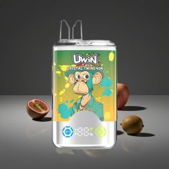 UWIN Crystal Twins 40000 Puffs Dubbele Smaak 32ml Type-C Oplaadbaar Mesh Coil 0.6 Ohm