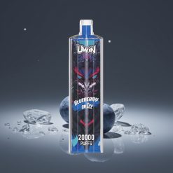 Uwin Shisha Hookah Crystal 20000 Puffs 22ml Mesh Coil Type-C DTL Blueberry On Ice