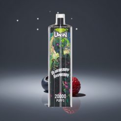 Uwin Shisha Hookah Crystal 20000 Puffs 22ml Mesh Coil Type-C DTL Blueberry Raspberry