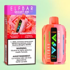 Elf Bar MixArt 40K 40000 trekjes Rode Framboos Aardbei 20ml